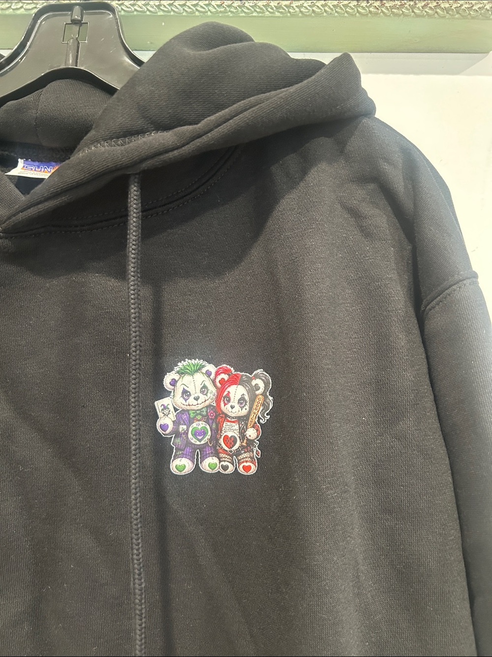 Own NYC Hollywood horror bears Black Hoodie the joker & Harley Quinn large new